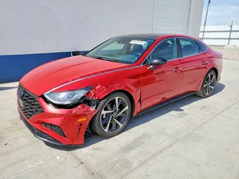 2021 Hyundai Sonata 5NPEJ4J23MH132222 Lot 49420426