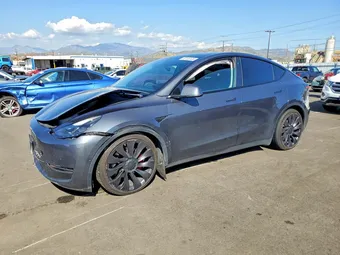 2021 Tesla Model Y 5YJYGDEF4MF277986 Lot 50139136