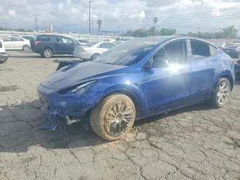 2021 Tesla Model Y Long 5YJYGDEE4MF285769 Lot 50710696