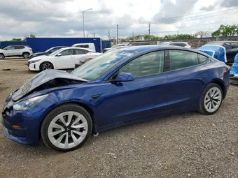 2022 Tesla Model 3 5YJ3E1EAXNF287359 Lot 51757486