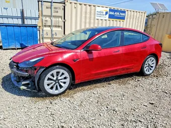 2022 Tesla Model 3 5YJ3E1EA2NF287890 Lot 53128136