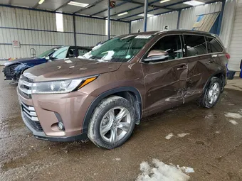 2017 Toyota Highlander 5TDDZRFH5HS450583 Lot 52337346