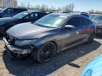 2020 Honda Civic 2HGFC1E59LH701679 Lot 50970256
