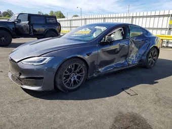 2021 Tesla Model S 5YJSA1E67MF433850 Lot 47728676