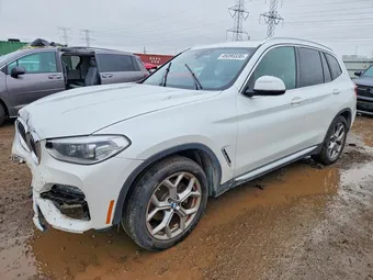 2020 BMW X3 5UXTY5C07LLT36261 Lot 49390336