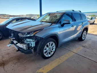 2022 Toyota Highlander 5TDYARAH6NS015390 Lot 53777246
