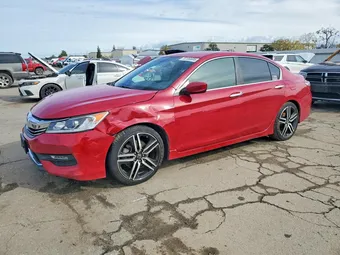 2016 Honda Accord 1HGCR2F52GA096818 Lot 78189605