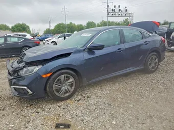 2019 Honda Civic 2HGFC2F66KH553602 Lot 51781816