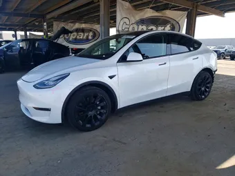 2021 Tesla Model Y Long 5YJYGDEE6MF153354 Lot 50622556