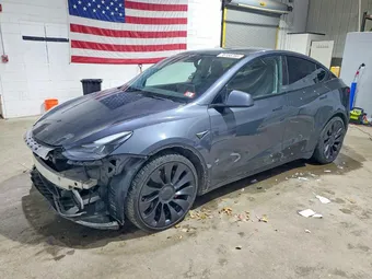 2021 Tesla Model Y 5YJYGDEFXMF261694 Lot 76156765