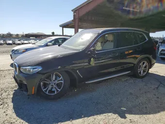 2021 BMW X3 5UXTY5C02M9E10641 Lot 54101926