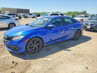 2019 Honda Civic 2HGFC2F80KH566427 Lot 50502676