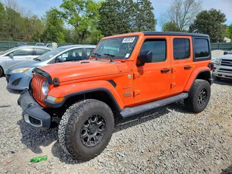 2018 Jeep Wrangler 1C4HJXENXJW315934 Lot 49228216