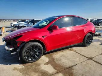 2021 Tesla Model Y Long 5YJYGDEE8MF302752 Lot 75853555