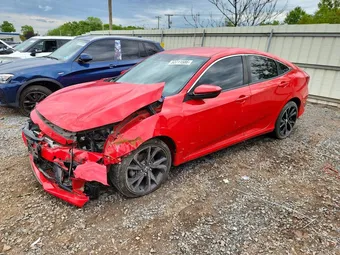 2019 Honda Civic 2HGFC2F84KH564261 Lot 53711586