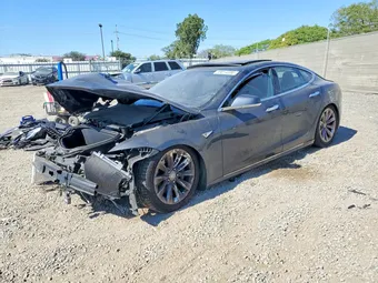 2016 Tesla Model S 5YJSA1E21GF155819 Lot 49014336