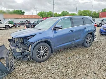2019 Toyota Highlander 5TDJZRFH3KS731825 Lot 51718136