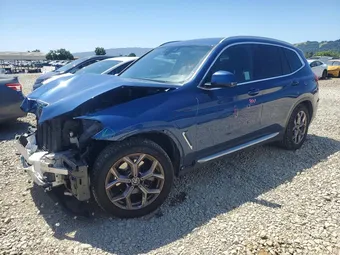 2021 BMW X3 5UXTS1C03M9H64341 Lot 51970576