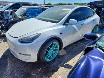 2022 Tesla Model Y 7SAYGDEF3NF407048 Lot 79593495