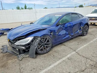 2021 Tesla Model S 5YJSA1E55MF434194 Lot 48107846