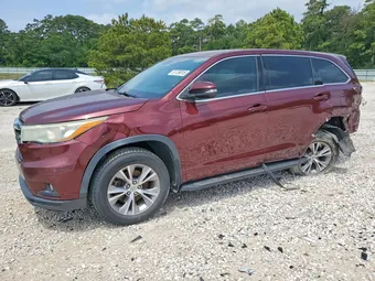 2015 Toyota Highlander 5TDZKRFH9FS054776 Lot 51159816