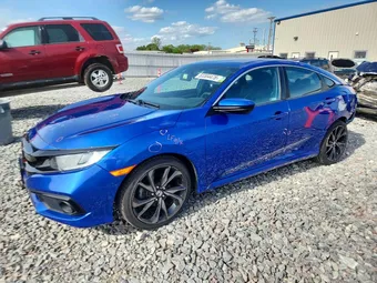2019 Honda Civic 19XFC2F8XKE013391 Lot 53304476