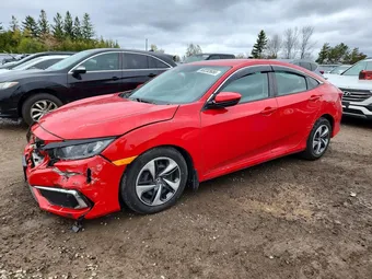 2020 Honda Civic 2HGFC2F57LH006833 Lot 53232656