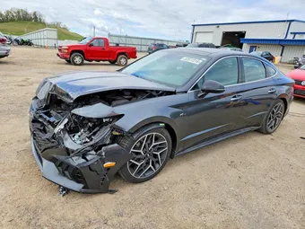 2021 Hyundai Sonata 5NPEK4JC0MH105615 Lot 52077016