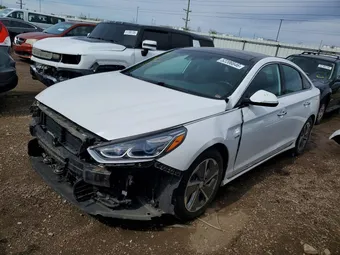 2019 Hyundai Sonata KMHE34L34KA087579 Lot 52206646