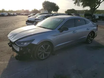 2021 Hyundai Sonata 5NPEJ4J2XMH108645 Lot 54816586