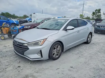 2019 Hyundai Elantra KMHD84LF2KU859728 Lot 53080276