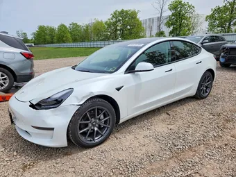 2022 Tesla Model 3 5YJ3E1EA7NF115743 Lot 54829796