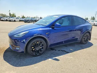 2021 Tesla Model Y Long 5YJYGDEE9MF067441 Lot 49310006