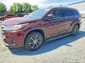 2019 Toyota Highlander 5TDKZRFH0KS335288 Lot 52425886