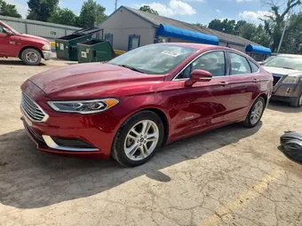 2018 Ford Fusion 3FA6P0LU1JR161338 Lot 52702256