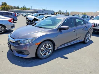 2018 Honda Civic 2HGFC2F56JH593524 Lot 55795136