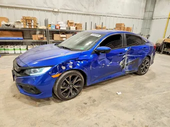 2019 Honda Civic 2HGFC2F82KH597078 Lot 52452436