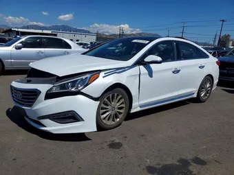 2015 Hyundai Sonata 5NPE34AF0FH107004 Lot 50107036