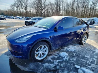 2021 Tesla Model Y Long 5YJYGDEE3MF069895 Lot 75678745