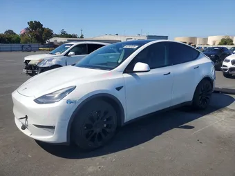2021 Tesla Model Y Long 5YJYGDEE5MF122502 Lot 50797036