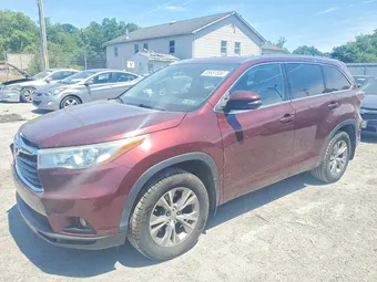 2015 Toyota Highlander 5TDJKRFH1FS193278 Lot 55631556
