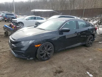 2019 Honda Civic 2HGFC2F82KH539620 Lot 50914236