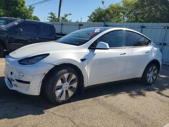 2021 Tesla Model Y Long 5YJYGDEE3MF188465 Lot 52176886