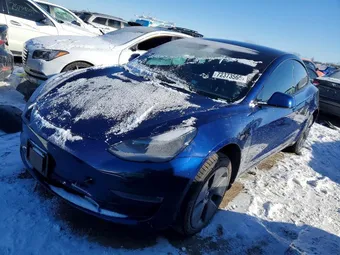 2022 Tesla Model 3 5YJ3E1EB7NF123866 Lot 72373565