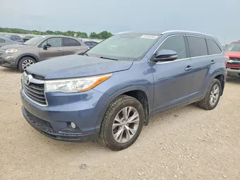 2015 Toyota Highlander 5TDJKRFH6FS120245 Lot 55348566