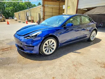 2022 Tesla Model 3 5YJ3E1EA6NF287360 Lot 53692996