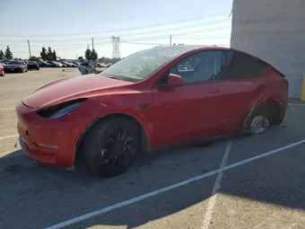 2021 Tesla Model Y Long 5YJYGDEE2MF285494 Lot 53106236