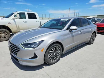 2021 Hyundai Sonata Hybrid KMHL34JJXMA023882 Lot 52595896