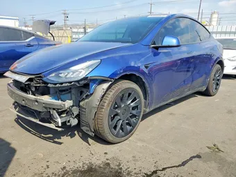 2021 Tesla Model Y Long 5YJYGDEE2MF070598 Lot 53994826