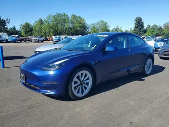 2022 Tesla Model 3 5YJ3E1EA4NF371905 Lot 57187246